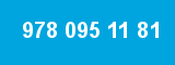 978 095 11 81 978 095 11 81
